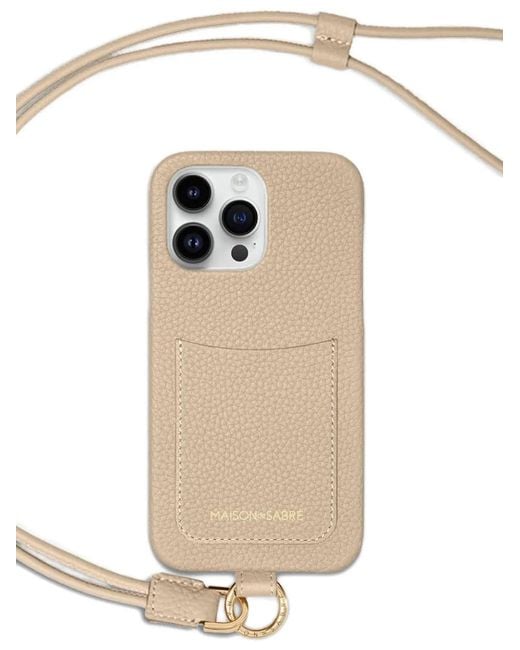 Maison De Sabre White Coque D'Iphone 14 Pro Sling