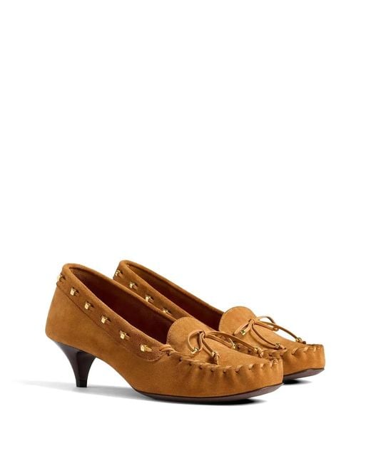 Khaite Brown Milly Pumps
