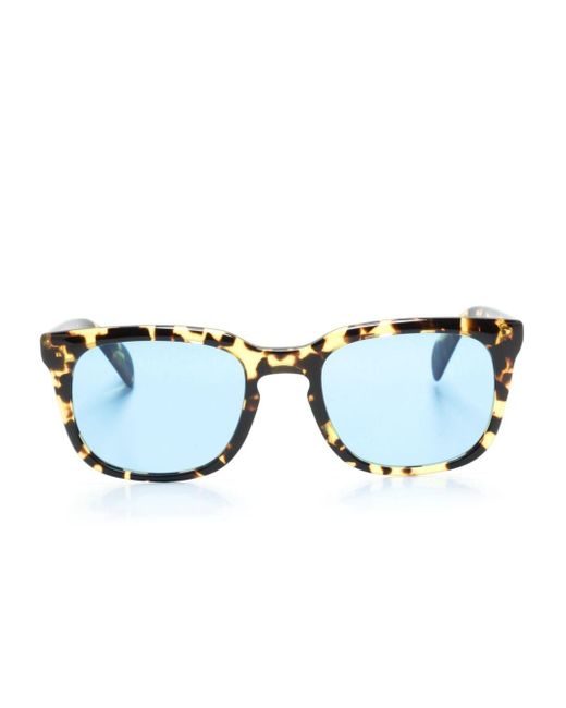 Moscot Blue Shiddock Square-frame Sunglasses