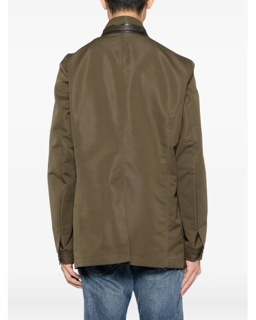 Tom Ford Green Four-Pockets Military Jacket for men