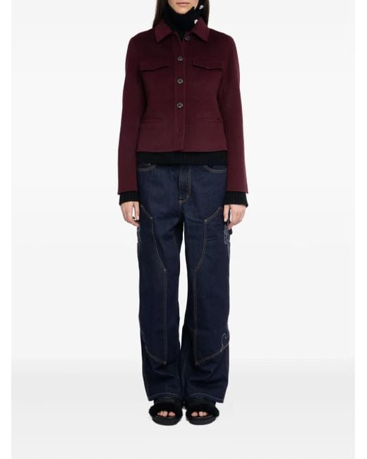 Zadig & Voltaire Red Liam Wool Jacket