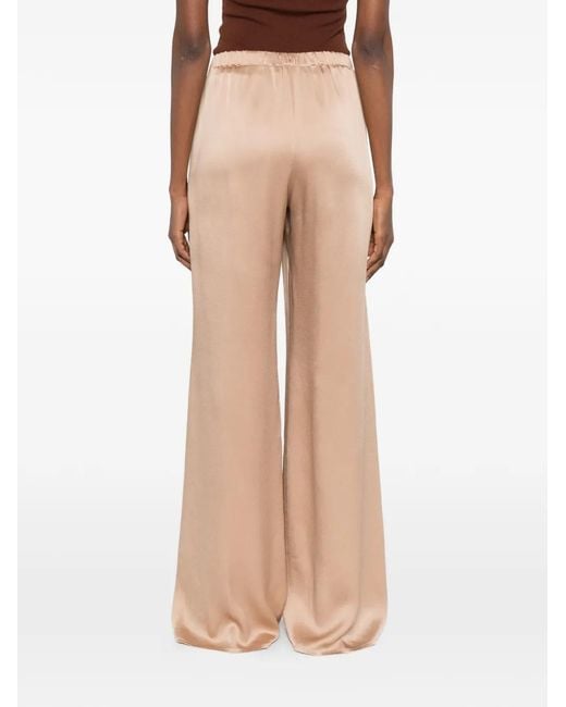 Antonelli Natural Pantalon Palazzo À Taille Élastiquée