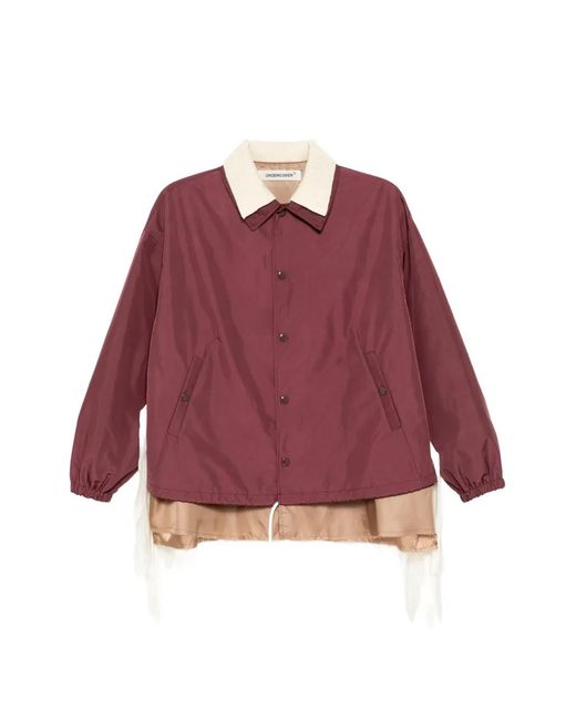 Undercover Layered Drawstring-Hem Jacket