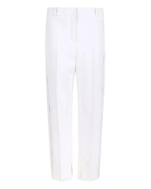 Pantaloni Dritti di Elisabetta Franchi in White