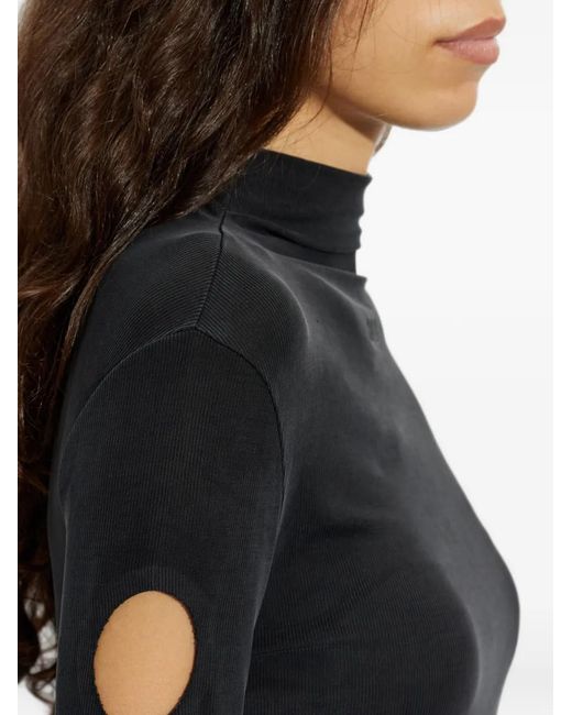 Off-White c/o Virgil Abloh Black Cut-Out T-Shirt