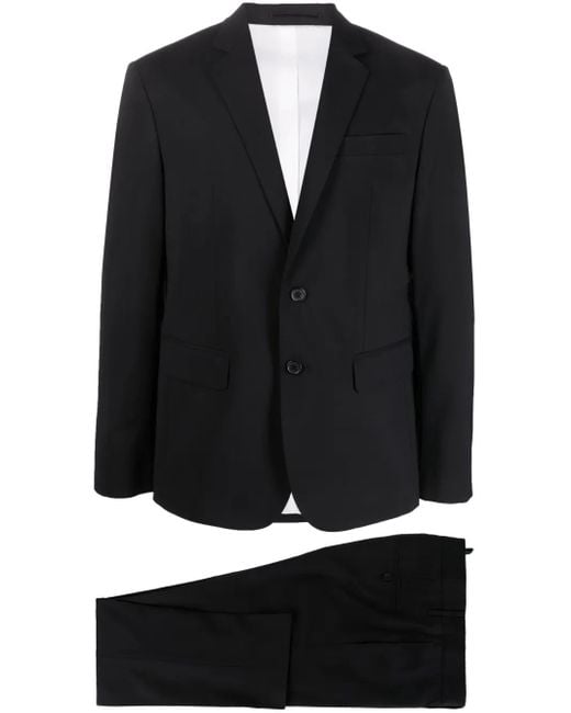 DSquared² Black Single-Breasted Two-Piece Suit for men