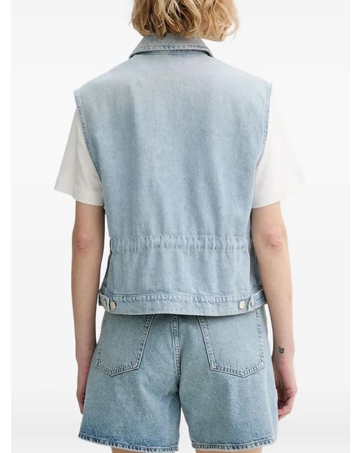 Marc O' Polo Blue Drawstring Denim Jacket