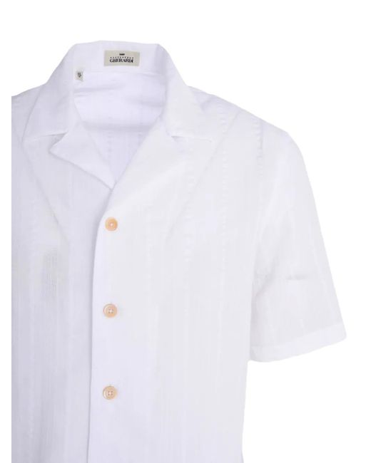 Alessandro Gherardi White Cotton Shirt for men