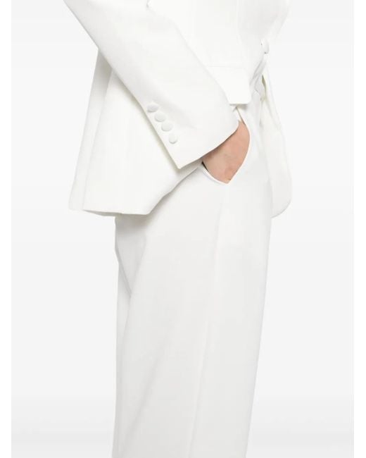 Saiid Kobeisy White Tailored Pants