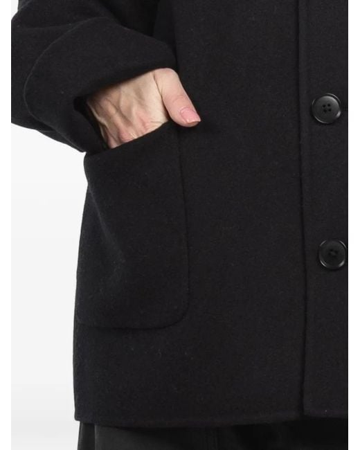 Extreme Cashmere Black Button Pocket Jacket