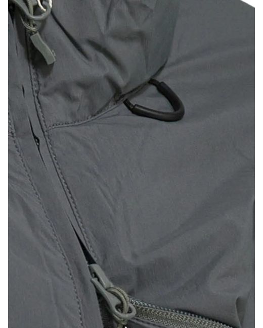 Daiwa Pier39 Gray Zip-Up Down Jacket for men