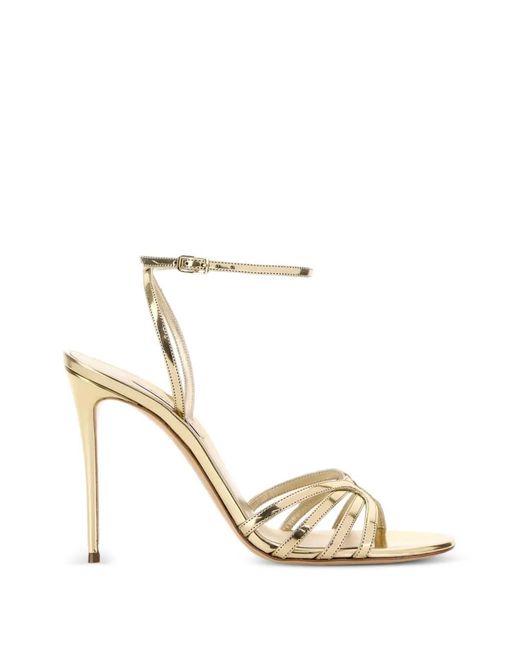 Casadei White 110Mm Interstellar Sandals