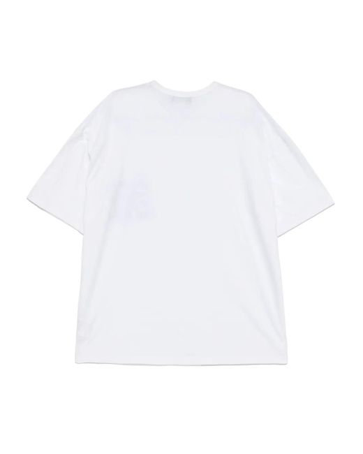 COMME DES GARÇON BLACK White X Nike Printed T-Shirt for men