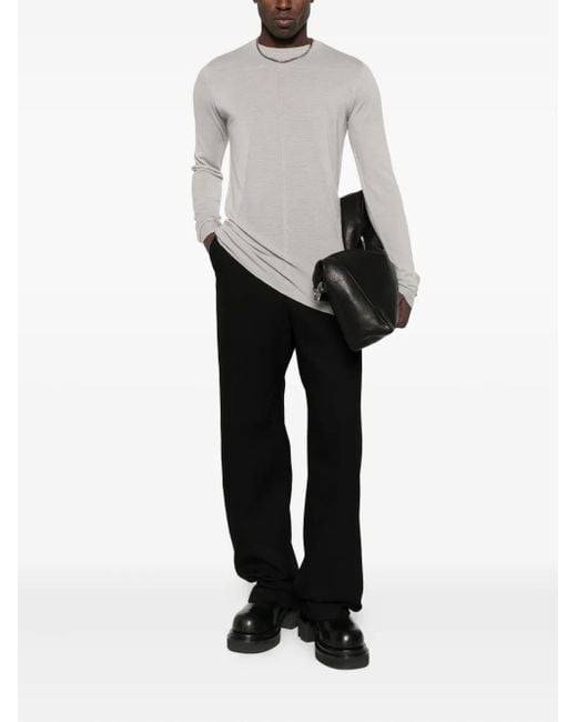Rick Owens Gray Biker Level Jumper for men