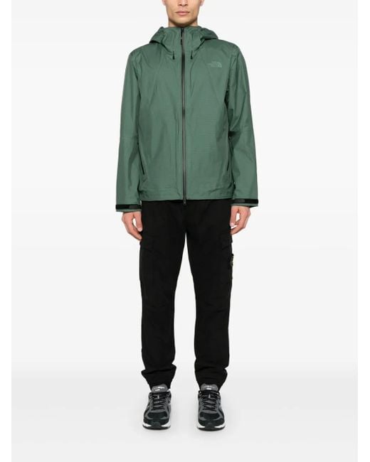 The North Face Green Packable Rain Jacket for men