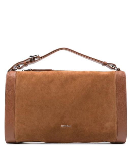 Coccinelle スエード ショルダーバッグ Brown