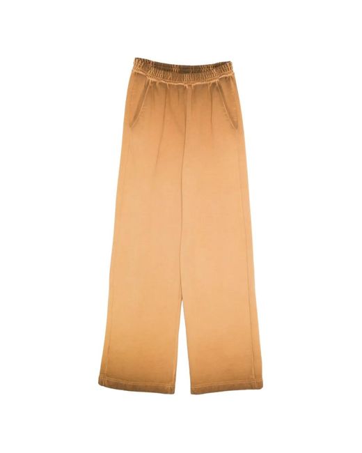Circus Hotel Natural Elasticated-Waistband Track Trousers