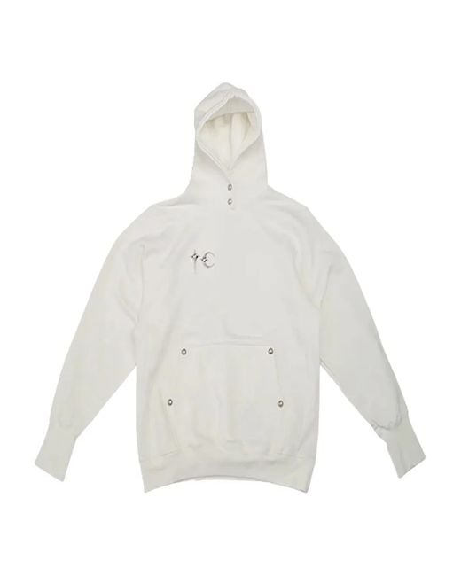 THUG CLUB White Armor Graphic-Details Hoodie for men