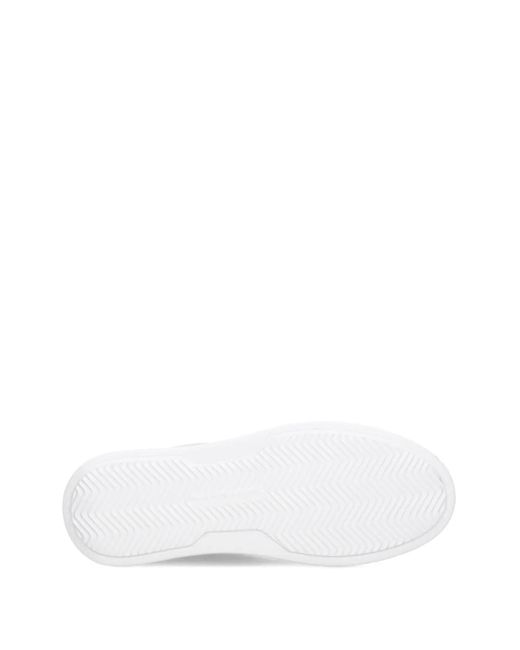 Zapatillas de piel con cordones Philippe Model de hombre de color White