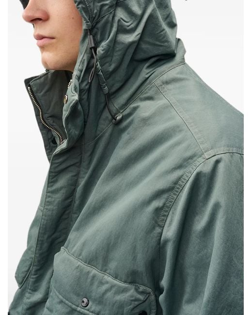 C P Company Green Veste À Poches Multiples Et Détail Lentille Signature for men