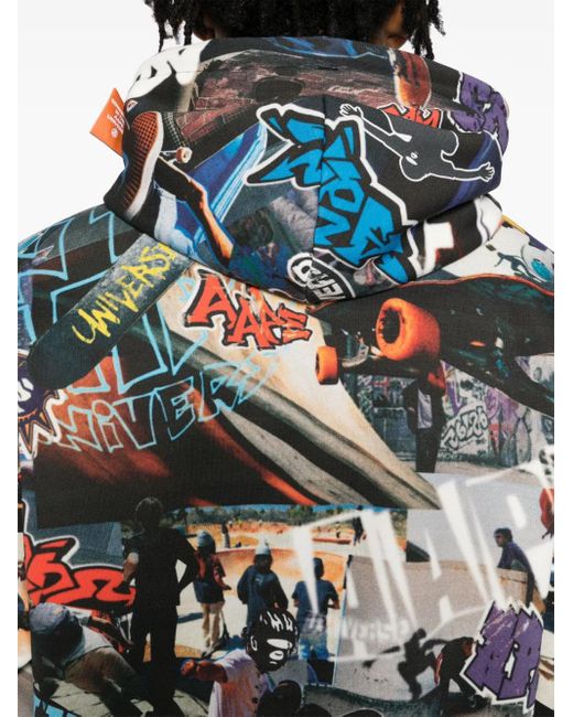 Aape By A Bathing Ape Hoodie Mit Moonface-Logo in Gray für Herren