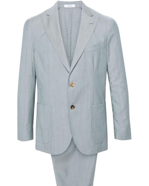 Boglioli Blue Single-breasted Lightweight Suit for men
