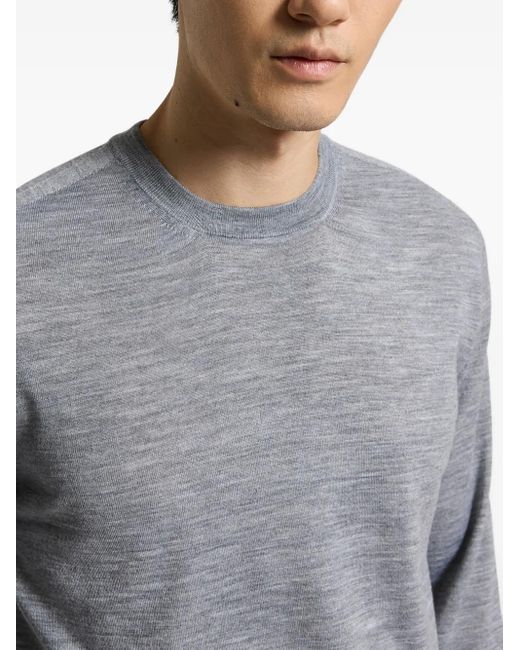 Pull À Col Rond Peserico pour homme en coloris Gray