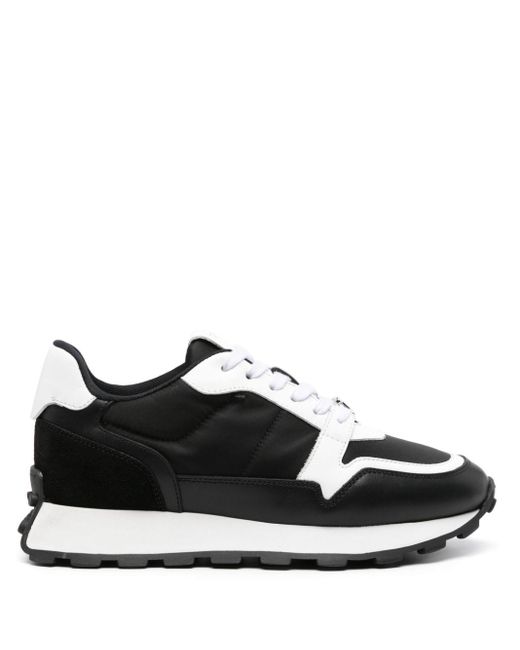 Tod's Black Chain-link Panelled Sneakers