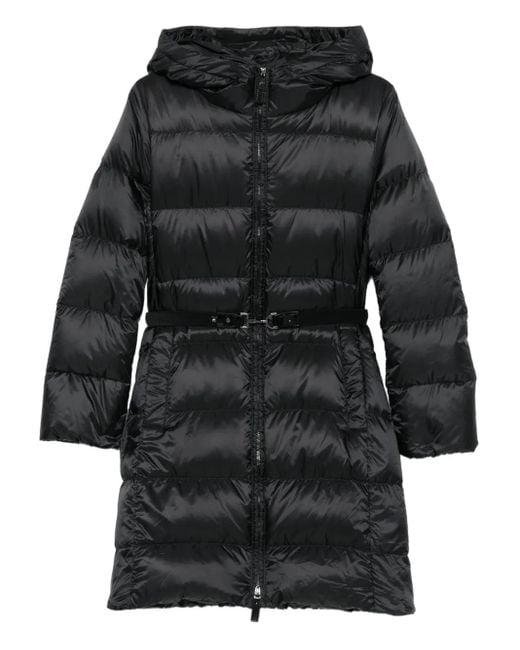 Max Mara Mantel Met Ceintuur in het Black