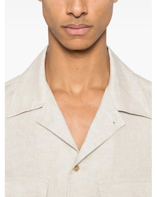 Briglia 1949 White John Shirt Jacket for men