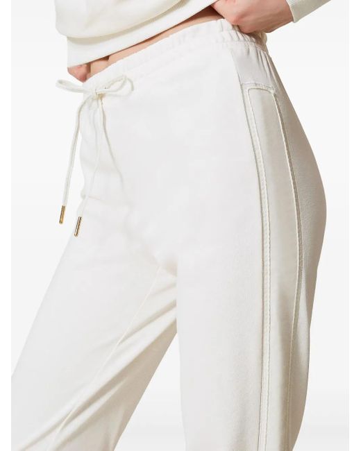 Twinset White Knitted Trousers