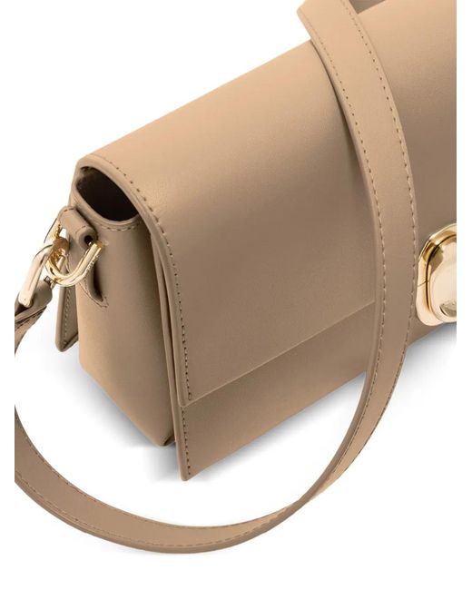 Furla Gray Small Eclisse Crossbody Bag