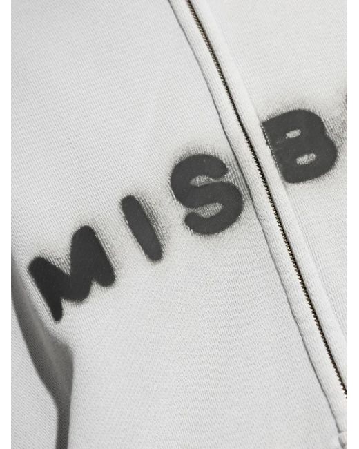 M I S B H V Kapuzenjacke mit Logo-Print in Gray für Herren