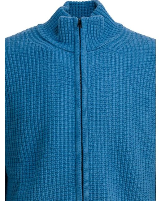 C P Company Vest Met Hoge Hals En Rits in het Blue voor heren
