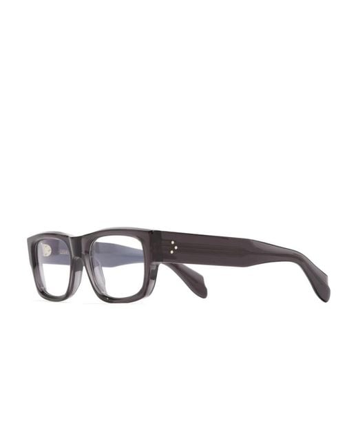 Cutler & Gross Brown Square-Frame Glasses for men