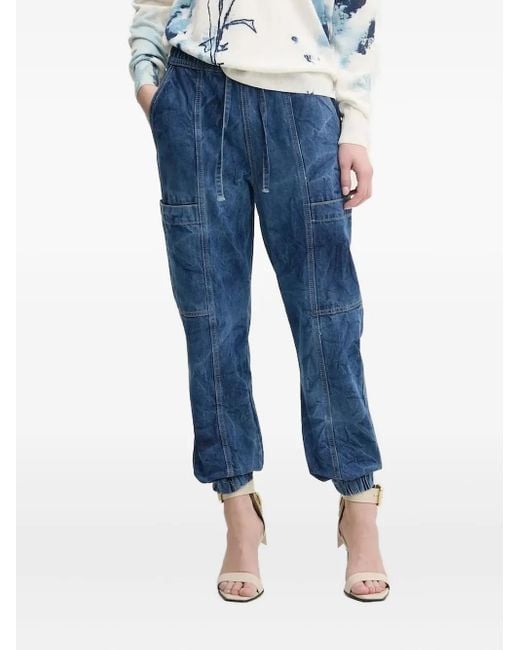 Desigual ドローストリング ジーンズ Blue