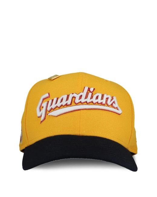 KTZ Orange Cleveland Guardians G Wings Fitted Hat for men