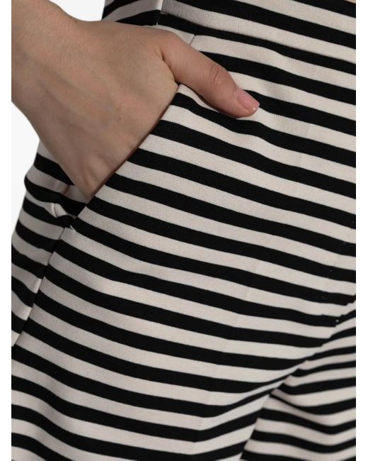 Max Mara Gestreepte Shorts in het Black