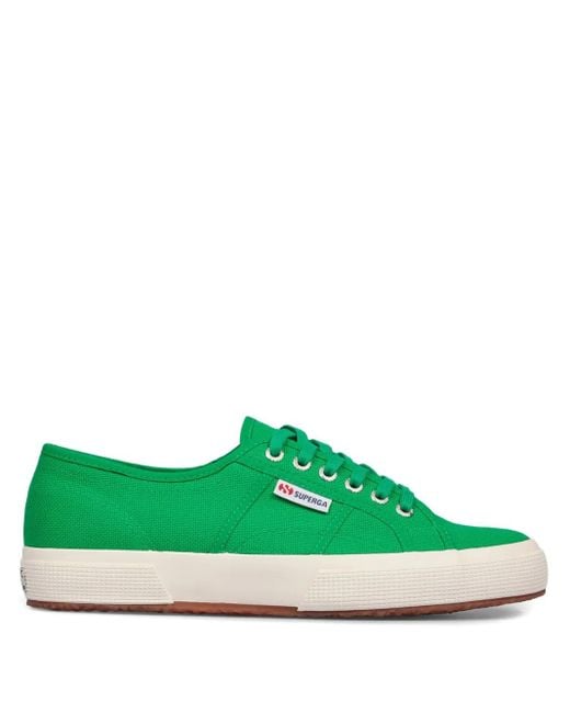 Superga レースアップ フラットシューズ Green
