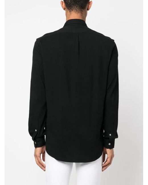 Polo Ralph Lauren Button-Down Overhemd in het Black voor heren