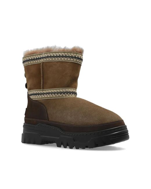 Ugg Brown 44Mm Classic Mini Trailgrazer Boots