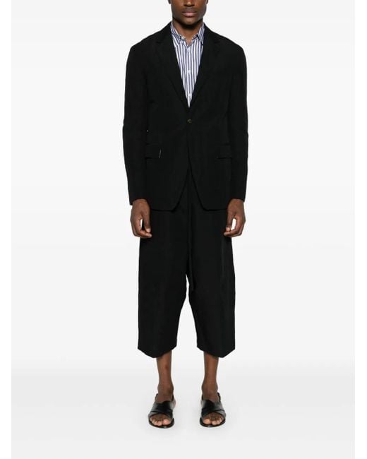 Forme D'expression Black 1B Lounge Single-Breasted Blazer for men