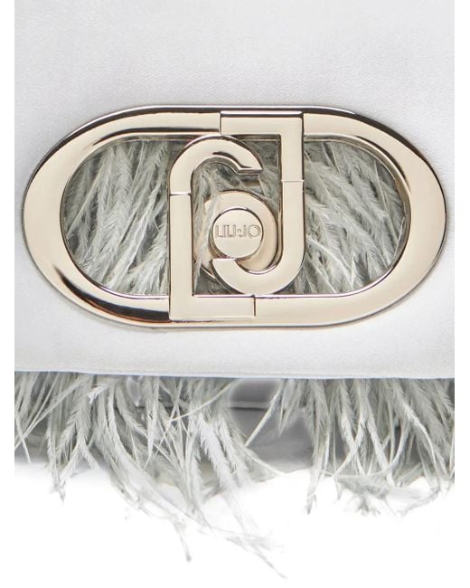 Liu Jo White Mini Lapuffy Cross Body Bag