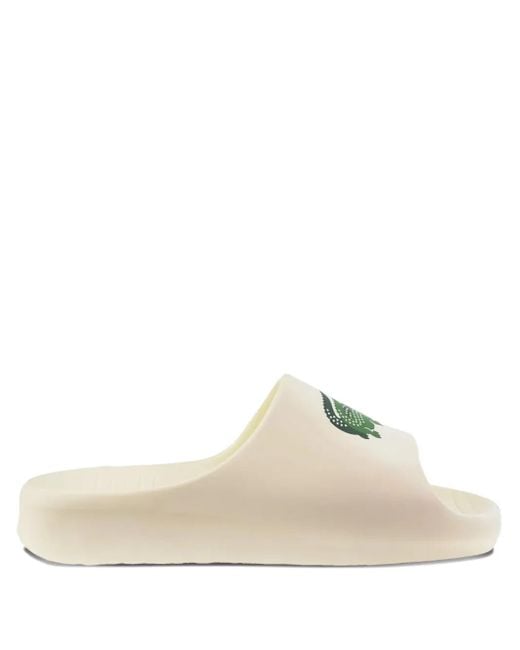 Lacoste Serve 2.0 Badslippers in het White voor heren