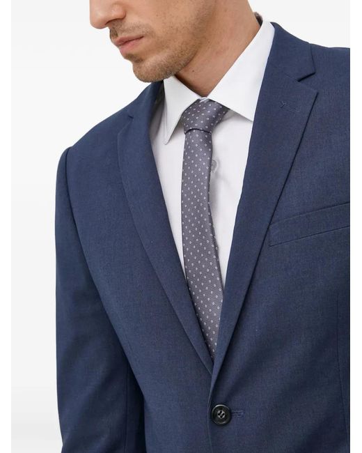 Lindbergh Blue Single-Breasted Suit for men