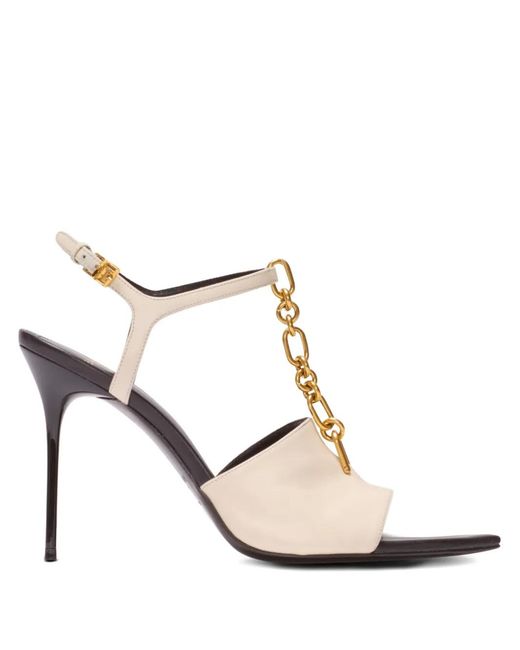 Balmain Natural Sync Sandalen Mit Absatz