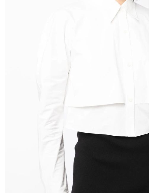 JNBY Cropped Blouse in het White