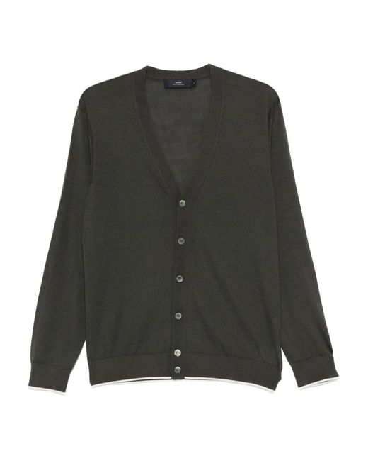 arch4 Herren Geknöpfter Mr Cruickshank Cardigan in grün