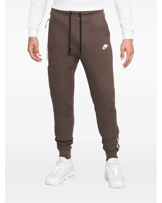 Nike Gray Tech Fleece Track Pants for men