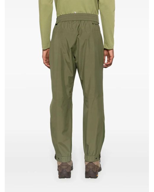 Moncler Green Waterproof Tapered Trousers for men